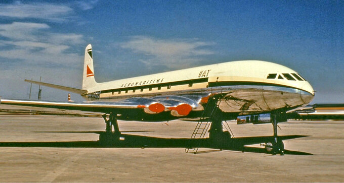 Havilland DH-106 Comet na lotnisku Le Bourget, 1952 r.