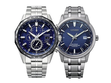 Zegarki Citizen AT8218-81L i&nbsp;CB0190-84L synchronizowane radiowo, zasilane światłem, wykonane z&nbsp;tytanu