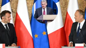 Miniatura: Pieskow zapytany o słowa Macrona i Tuska....