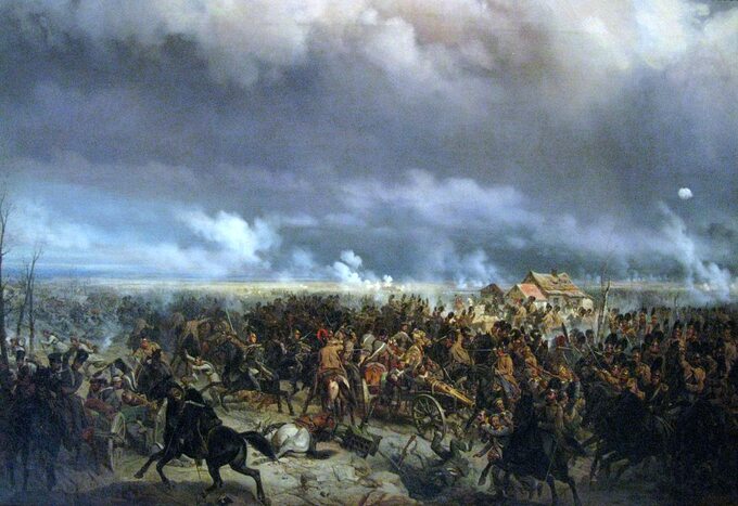 Bitwa pod Grochowem. Obraz Bogdana Willewalde'a (ok. 1850 r.)