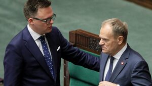 Miniatura: Hołownia zagroził końcem koalicji, Tusk...