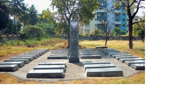 Polski cmentarz w Indiach w byłym obozie dla Polaków