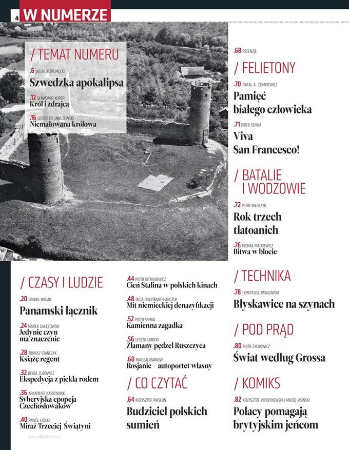 "Historia DoRzeczy" 11/2025 - spis treści