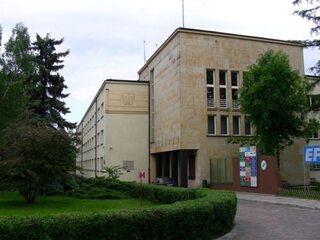 Gmach Dyrekcji Lasów Państwowych w Radomiu. Dawniej siedziba zdobytego przez manifestantów KW PZPR w czasie protestów w czerwcu 1976 roku
