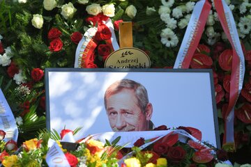 Uroczystości pogrzebowe Andrzeja Strzeleckiego 