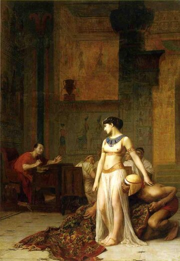 Jean-L&eacute;on G&eacute;r&ocirc;me, Kleopatra i&nbsp;Cezar