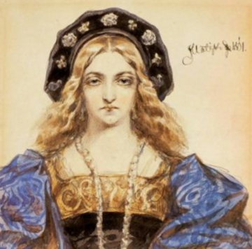 Bona Sforza, mal. Jan Matejko