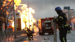 Miniatura: Atak powietrzny na Kijów i Charków. Są...