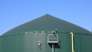 Miniatura: Biogazownie na pierwszym planie. Jest...