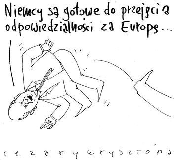 Rysunek Cezarego Krysztopy dla&nbsp;DoRzeczy.pl