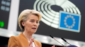 Miniatura: Von der Leyen ugina się pod protestami...