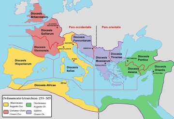 Imperium rzymskie: jak podzielono władzę pomiędzy tetrarch&oacute;w