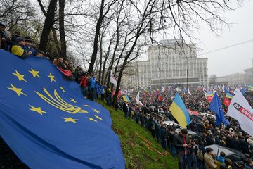 Euromajdan. Protesty w&nbsp;Kijowie, listopad 2013 roku