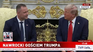 Miniatura: Trump chwali Nawrockiego. Takie słowa...