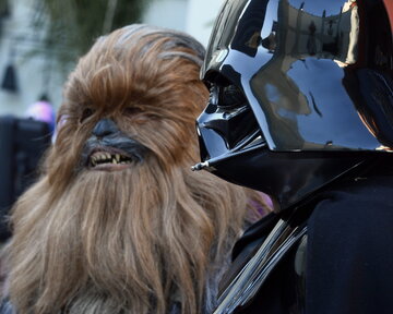 Chewbacca i&nbsp;Darth Vader
