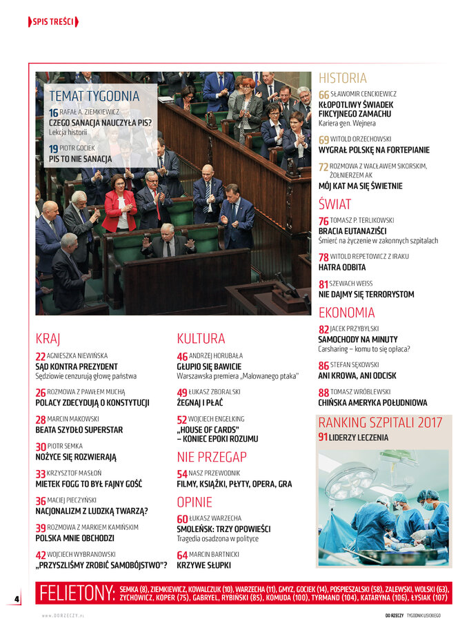 "Do&nbsp;Rzeczy" nr.23. Spis treści