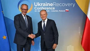 Miniatura: Merz: Jako Europejczycy stoimy ramię w...