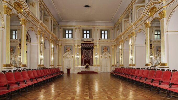 Sala Senatorska na Zamku Królewskim w Warszawie