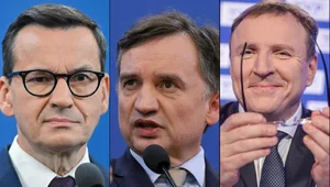 Miniatura: Morawiecki pytany o Ziobrę i Kurskiego....