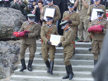 Pogrzeb kpt. Władysława Raginisa, 2011&nbsp;r. Fot: Wujektsal