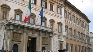 Miniatura: Z życia parlamentu włoskiego