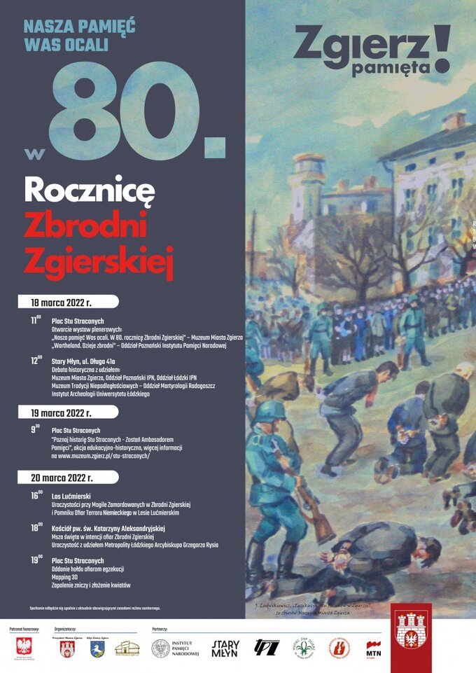 Obchody 80. rocznicy Zbrodni Zgierskiej