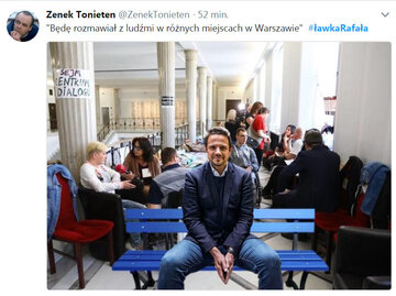 #ŁawkaTrzaskowskiego 