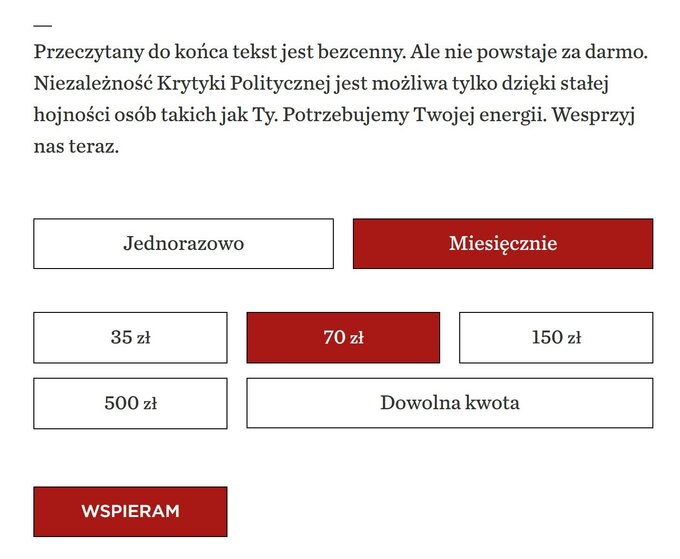 Screen z artykułu o InPost z Krytykapolityczna.pl