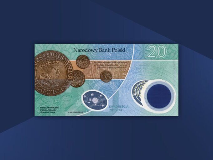 Mikołaj Kopernik na banknocie kolekcjonerskim