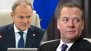 Miniatura: Tusk reaguje na groźby Miedwiediewa....