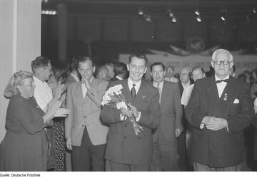 Frederic Joliot-Curie w&nbsp;Berlinie, 1952&nbsp;r.