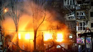 Miniatura: Nocny ostrzał Rosjan. Znów w cywilów