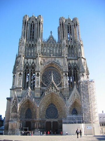 Katedra w&nbsp;Reims -&nbsp;fasada