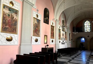 Droga Krzyżowa autorstwa J&oacute;zefa Mehoffera w&nbsp;Bazylice franciszkan&oacute;w w&nbsp;Krakowie