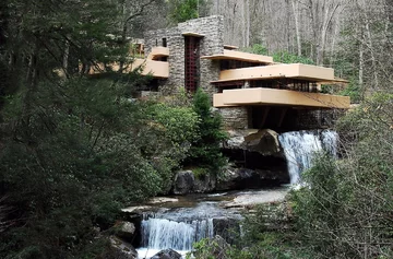 Fallingwater, dom projektu Wrighta 