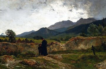 Wojciech Gerson, "Cmentarz w&nbsp;g&oacute;rach"