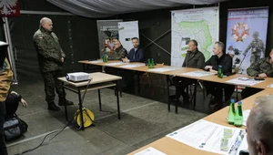 Miniatura: Tusk w Orzyszu: Tarcza Wschód to...