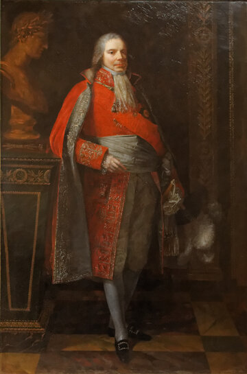Talleyrand na&nbsp;obrazie Pierre-Paula Prudhona, 1807&nbsp;r.