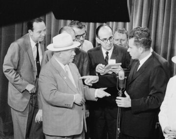 Nikita Chruszczow i&nbsp;Richard Nixon, 1959 rok
