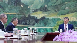 Miniatura: Xi spotkał się z Ławrowem. "Zdecydowana...