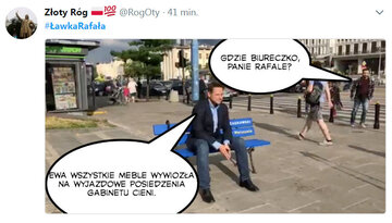 #ŁawkaTrzaskowskiego 