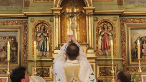 Miniatura: Kardynałowie są, niestety, zgodni: Msza...