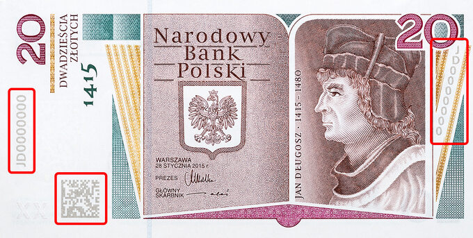 Pierwszy banknot kolekcjonerski z wizerunkiem Jana Długosza, wydrukowany na podłożu do grawerowania laserowego LEAP®