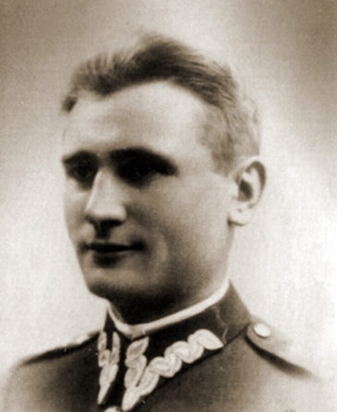 Kpt Władysław Raginis, dowódca obrony Wizny