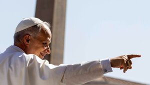 Miniatura: Pierwsza Pasterka Leona XIV. "Nie ma...