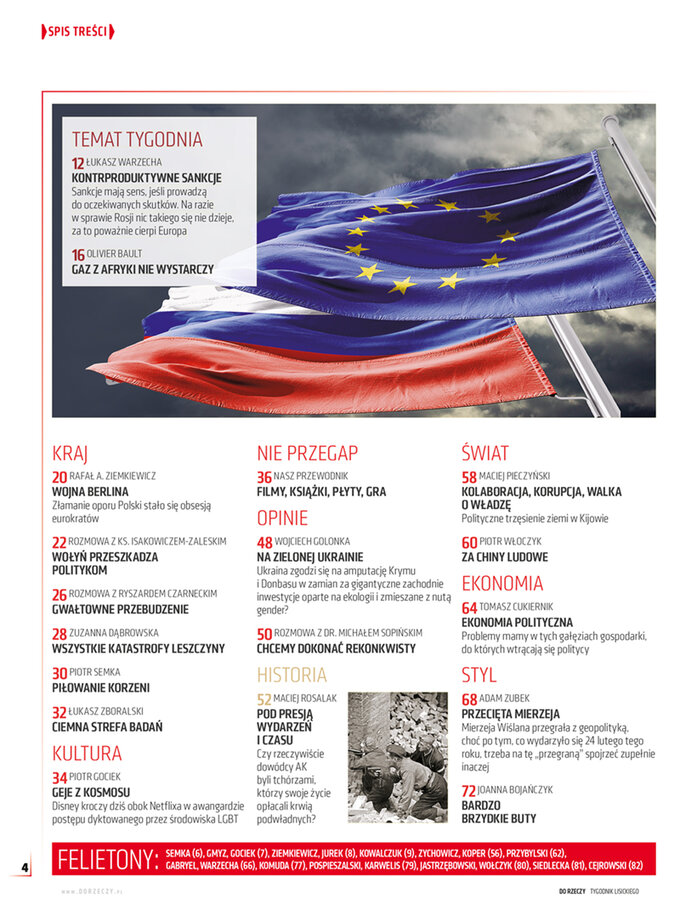 Spis treści "Do&nbsp;Rzeczy" nr 30