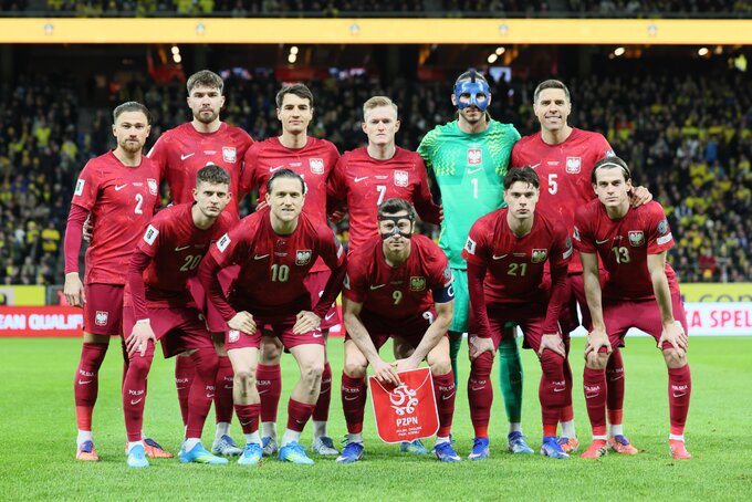 Reprezentacja Polski przed meczem ze&nbsp;Szwecją