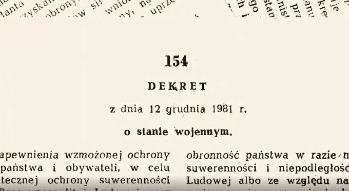 „13 grudnia. Internowana młodość” – kadr z filmu