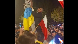 Miniatura: Z urzędu ściągnięto ukraińską flagę....