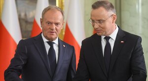 Miniatura: Tusk o spotkaniu Dudy z Trumpem: Będę...